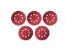 5 DISCHI DI CARTA ABRASIVA  125 mm - GRANA 60 VALEX 1464710 PER LEVIGATRICE