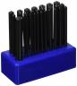KIT PUNZONI x PUNZONATURA riprodurre marcatura precisa  ACCIAIO appuntita 28 pz