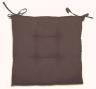 CUSCINO CRETA CM.40X40X5 MARRONE PZ 12