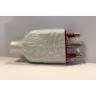ROSI MATERIALE ELETTRICO SPINA GOMMA ANTISCHIACCIAMENTO 2P-T 16A BIANCA RS78006