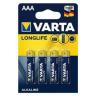 VARTA LONGLIFE ALCALINE M/STILO BL.4 PZ