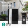 CAMPANELLO  SENZA FILI WIRELESS CON DIVERSE MELODIE PORTATA MAX 80 METRI nedis