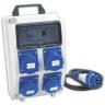 KIT QUADRO ELETTRICO ASC DA CANTIERE FISSO CON 4 PRESE INDUSTRIALI SERIE 11 IP67