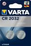 Numero 2 batterie 3 V CR2032 con diametro 2 cm alta 3,2 mm Varta CR 2032