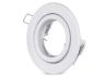 ADATTATORE PER FARETTI GU10 ROTONDO REGOLABILE BIANCO