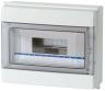 Centralino da parete stagno IP65 con porta trasparente 12 moduli