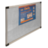 Telai zanzariera Dasko estendibile 70-132 x h 50 cm telaio in alluminio laccato