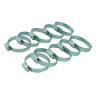 Lot de 10 colliers de serrage acier zingue  45-60 mm serflex pour tuyau