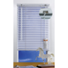 Tenda da sole veneziana ABS bianco lamelle 25mm orientabili cm 60x170 da interno