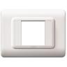 Placca Rettangolare In Tecnopolimero Bianco S44 2 Moduli AVE 44PY02B