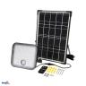Faro LED solare SOLPAR 30W 4800LM 3000/4000K IP65 Nero PIR