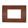PLACCA 3 POSTI COMPATIBILE LIVING LEGNO/ LGT TECNOPOLIMERO 8003-03