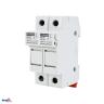 BASE PORTAFUSIBILI A 2 POLI PER FUSIBILI 10x38 1000V DC MAX. 32A