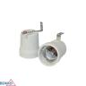 PORTALAMPADA IN CERAMICA E27 CON PORTALAMPADA A L
