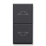Commutatore stabile, Tekla S44, colore grigio Tekla, 2P 10AX 250v