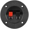 Morsettiera Altoparlanti 2 Poli Audio 75mm Connessione a Pannello