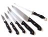 SET KIT COLTELLI INOX AFFILACOLTELLO TAGLIERE DA CUCINA RISTORANTE CAMPING FAITE