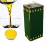 Lattina latta in metallo per olio contenitore 3 litri con tappo ermetico fusto