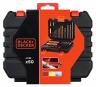 BLACK DECKER A7188-XJ SET KIT VALIGETTA 50 PUNTE PER TRAPANO TITANIUM TECHNOLOGY