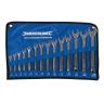 SET CHIAVI COMBINATE 14 PZ  8 - 24 mm Testa a forchetta e testa poligonale incli