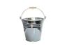 SECCHIO CONTENITORE METALLO ZINCATO BRACE ACQUA POZZO GIARDINO  10LT