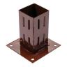 SUPPORTO STAFFA DI FISSAGGIO PER PALI A PRESA FACILE SUPPORTO PER PALO 75x75 mm